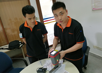 某精密制造廠德國(guó)斯派克手持光譜儀安裝現(xiàn)場(chǎng)